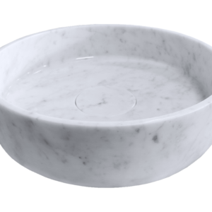 Umivalnik iz belega marmorja Carrara ART# CWP02